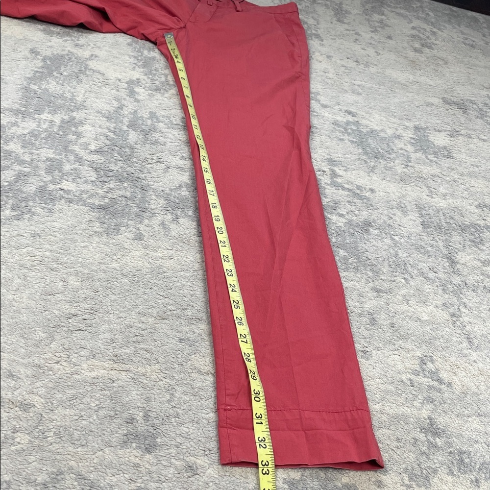 NWT Briglia 1949 Italian Tailored Chino Pants Faded Red Terracotta - Picture 9 of 16